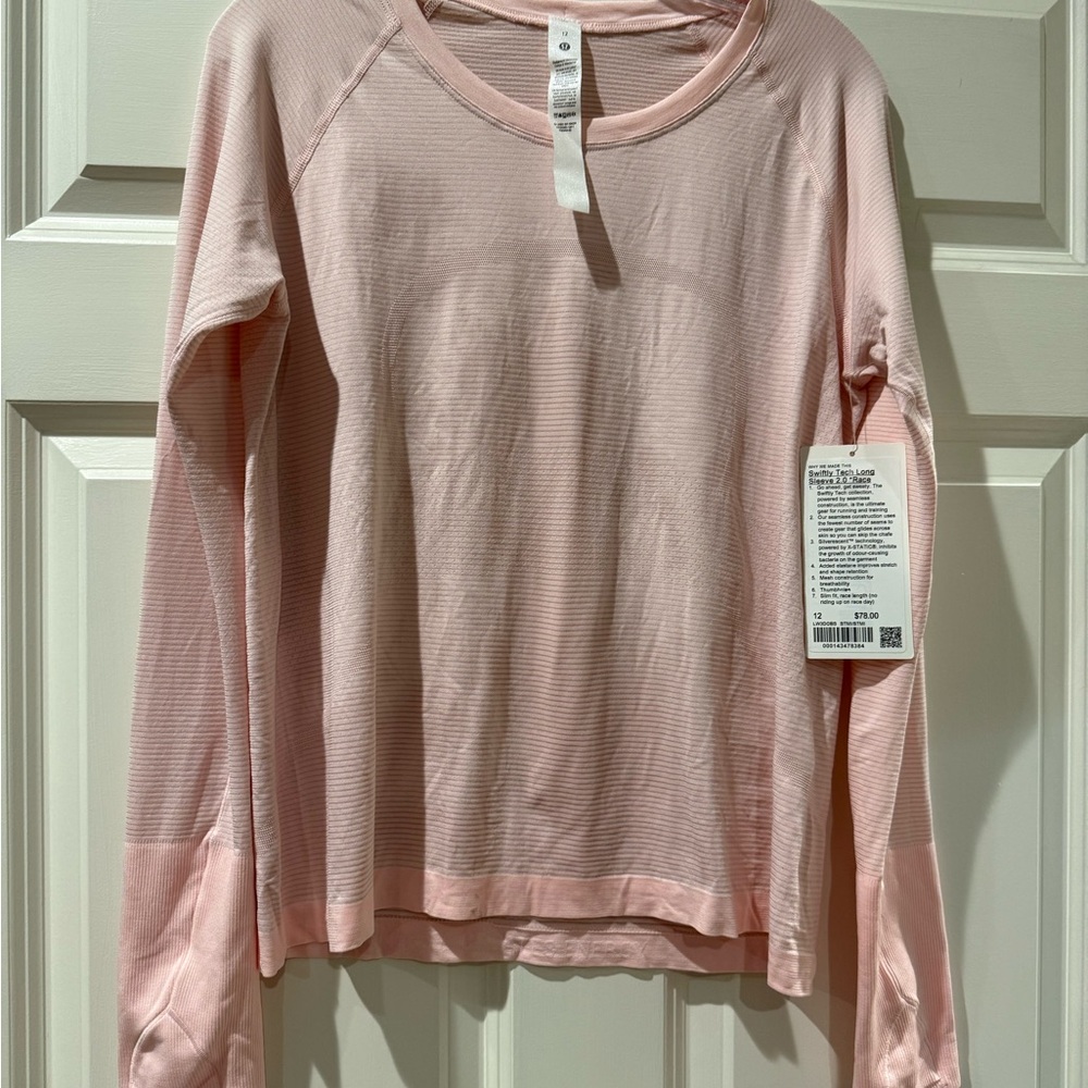 Lululemon Athletica Pink Relaxed Long Sleeve Hoodie
